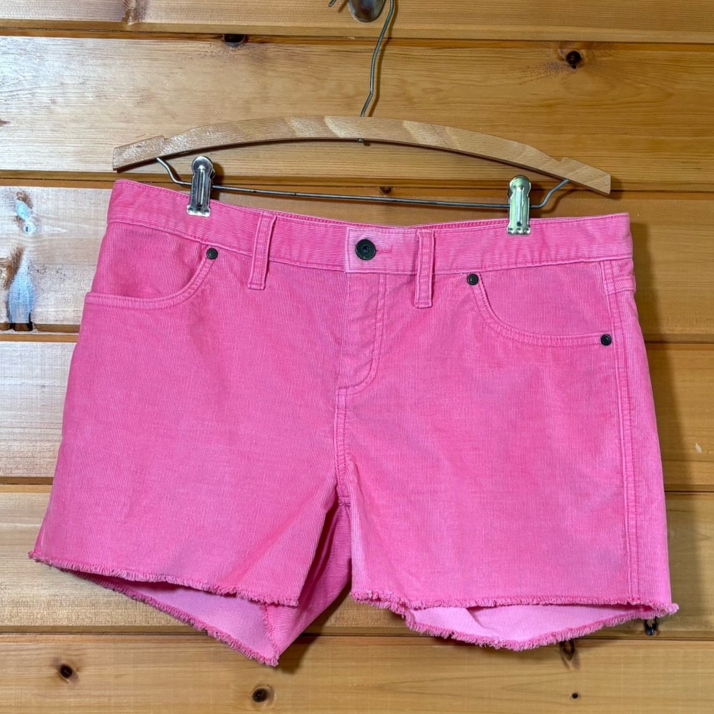 Title Nine Carve Corduroy Pink Women's Shorts 8